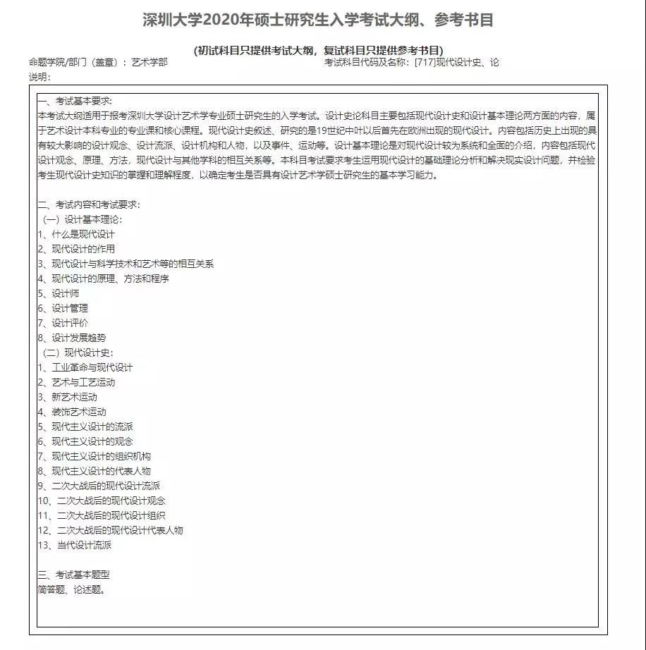 68深圳大学2020年717现代设计史、论理论考试大纲.jpg