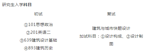 33河南大学建筑考研考试科目.png